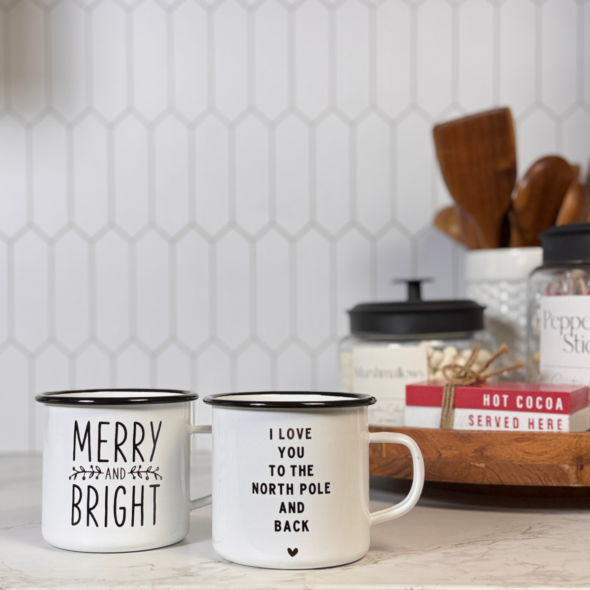 Holiday Enamel Camp Mug - 24-ounce product detail