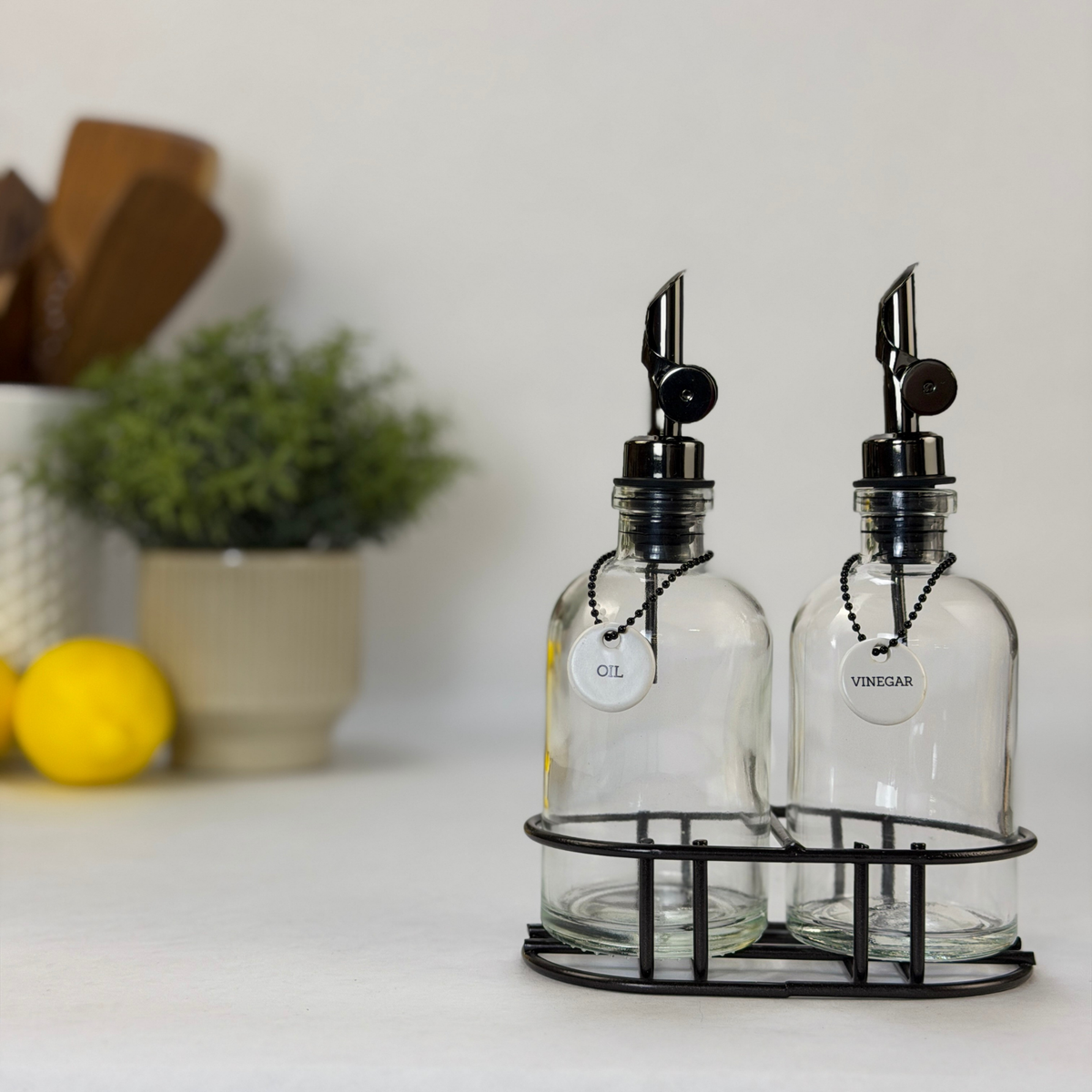 Clear Apothecary Glass Bottle Set - Signature Collection Custom Label product detail