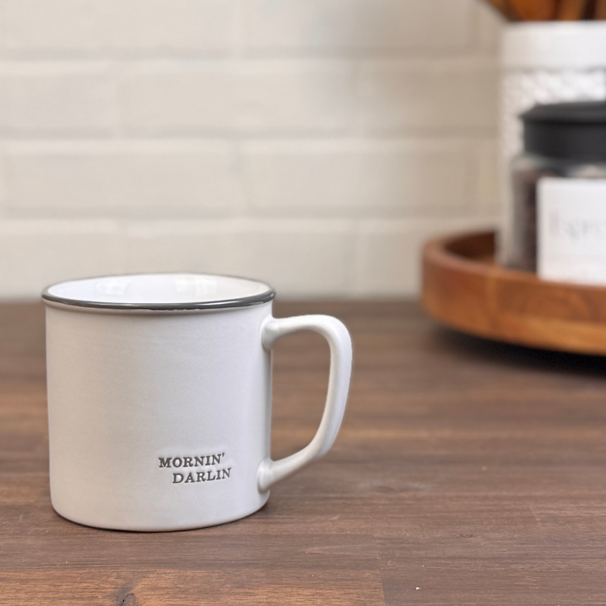 Embossed Coffee Mug - 16-ounce product detail