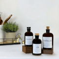 Amber Apothecary Glass Bottle - Signature Collection Custom Label product detail