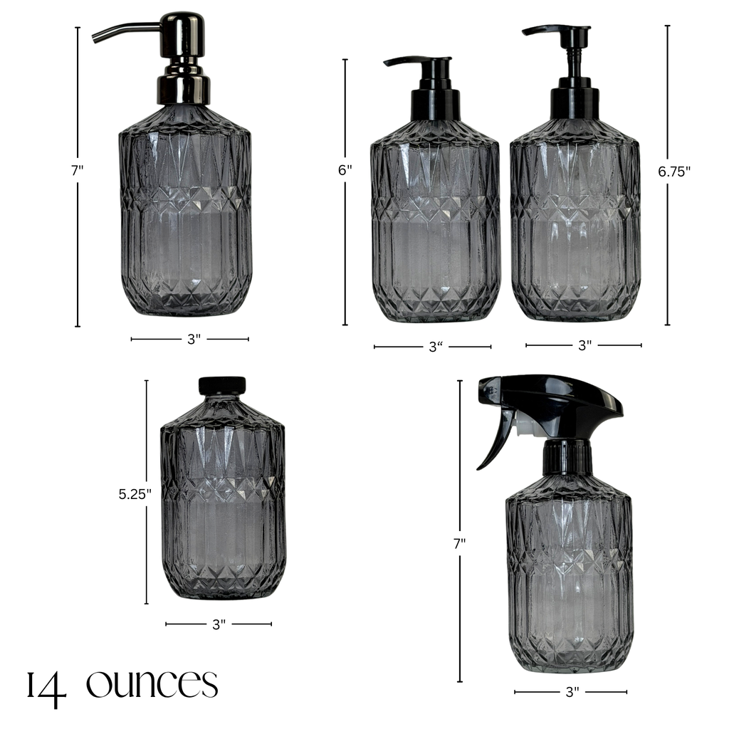 Savannah Glass Bottle Dispenser product detail