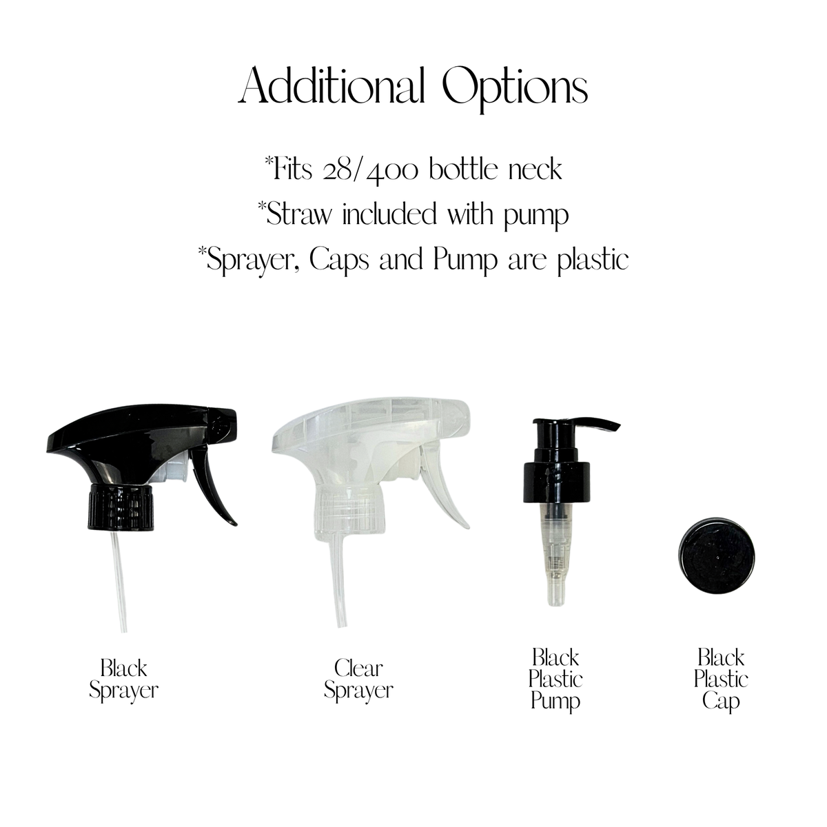 Replacement Pumps, Sprayers & Caps for Threaded Bottles product detail
