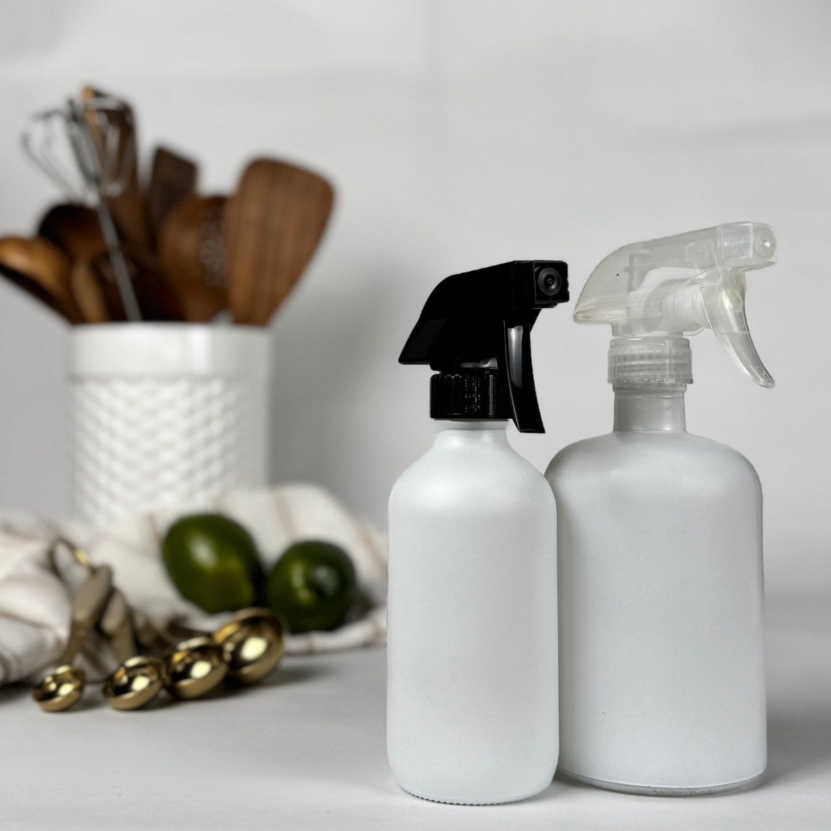 White Matte Glass Dispenser product detail
