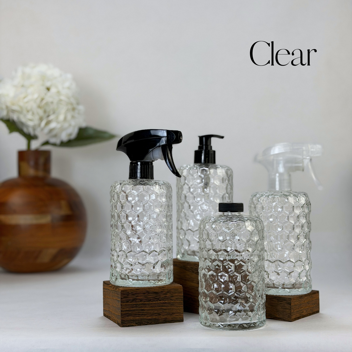 Honeycomb Glass Bottle Dispenser product detail