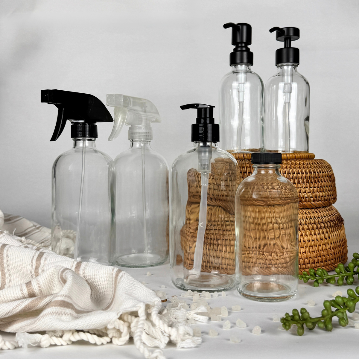 Clear Glass Dispenser product detail
