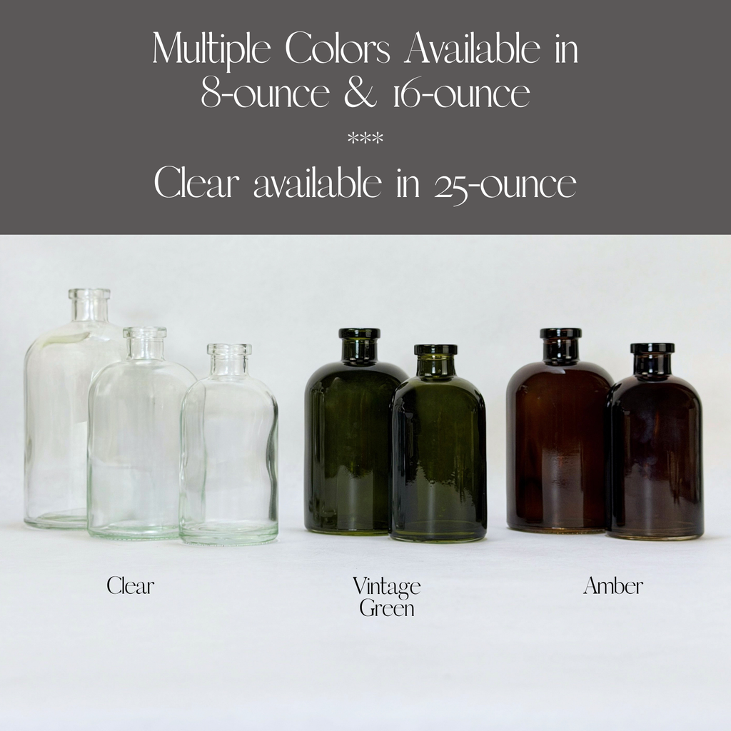 Amber Apothecary Glass Bottle product detail