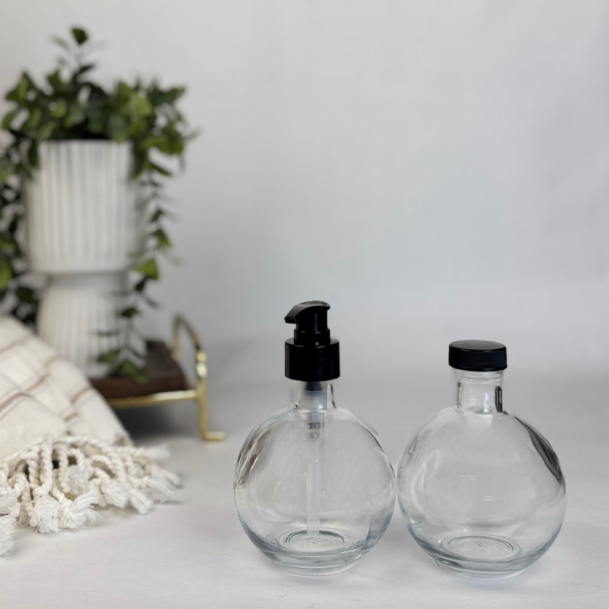 Moon Glass Bottle Dispenser product detail