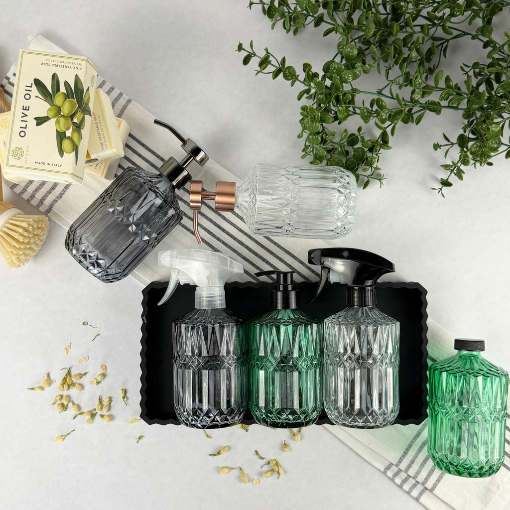 Savannah Glass Bottle Dispenser product detail